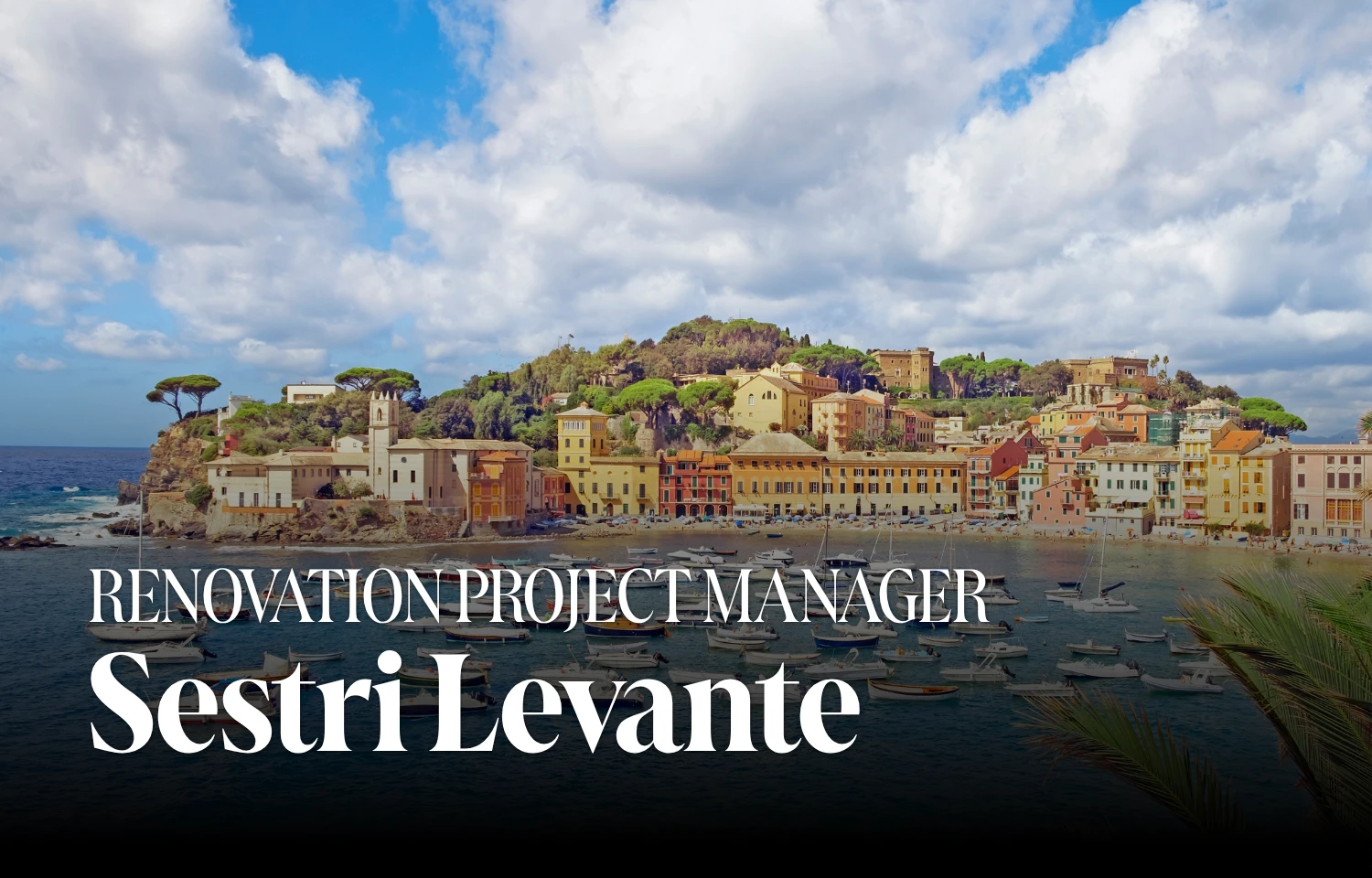 Renovation Project Manager Sestri Levante
